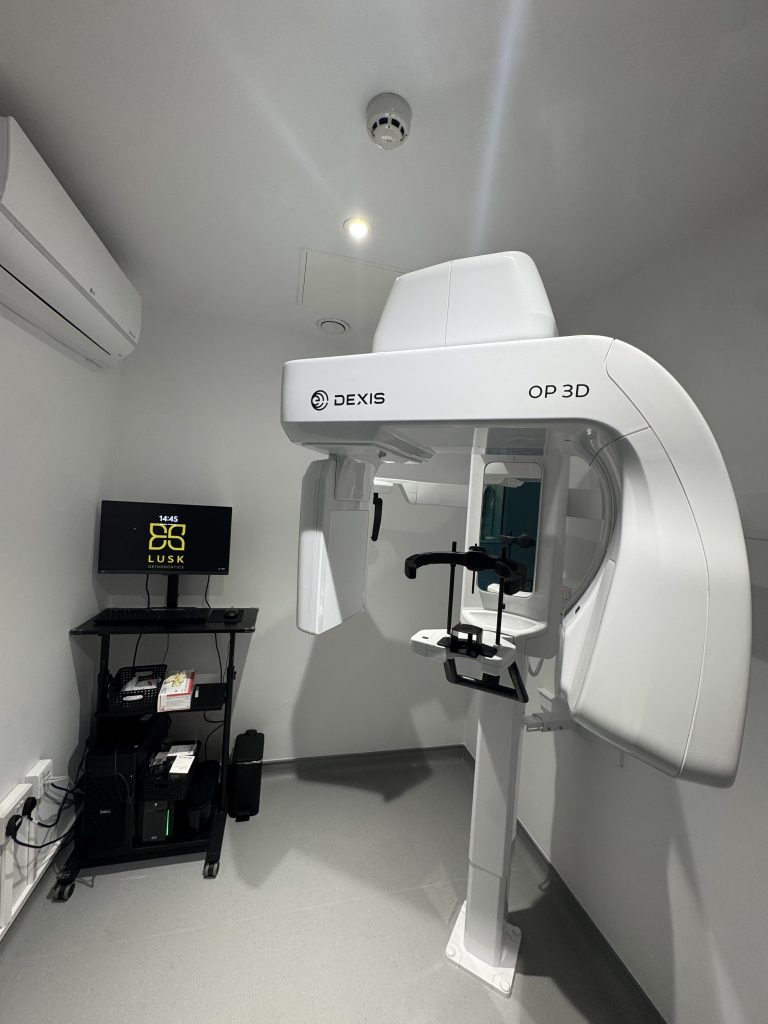 Advanced Dexis OP 3D CBCT scanner at Lusk Orthodontics in Dublin used for specialist orthodontic diagnosis and treatment planning